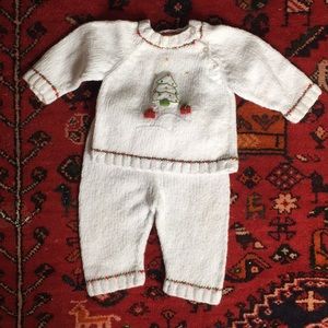 ☀️5/$20 Kissy Kissy 100% cotton Christmas knit